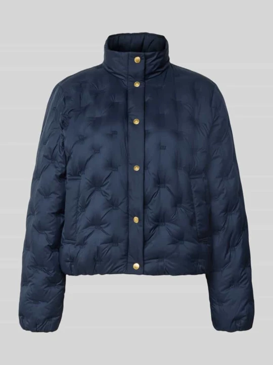 Zdjęcie produktu kurtka puchowa o kroju regular fit z wyhaftowanym logo Tommy Hilfiger Granatowy
