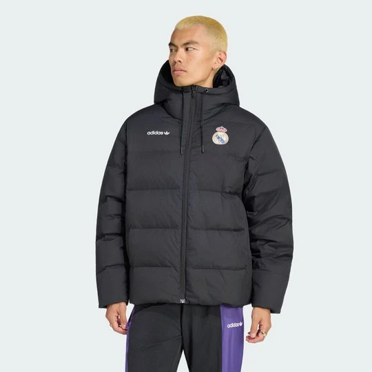 Zdjęcie produktu Kurtka puchowa Real Madryt EQT Adidas czarny