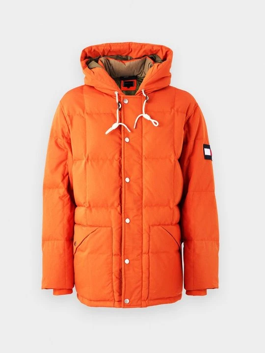 Zdjęcie produktu Kurtka puchowa Tommy Hilfiger pomarańczowy