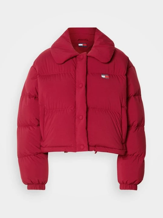 Zdjęcie produktu Kurtka puchowa Tommy Jeans ciemnoczerwony