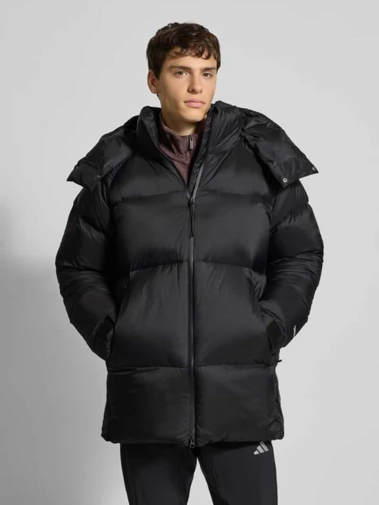 Zdjęcie produktu Kurtka puchowa z kapturem Adidas Czarny