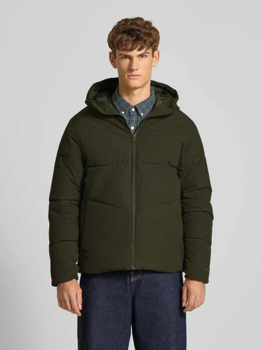 Zdjęcie produktu Kurtka puchowa z kapturem Jack&Jones Oliwkowy