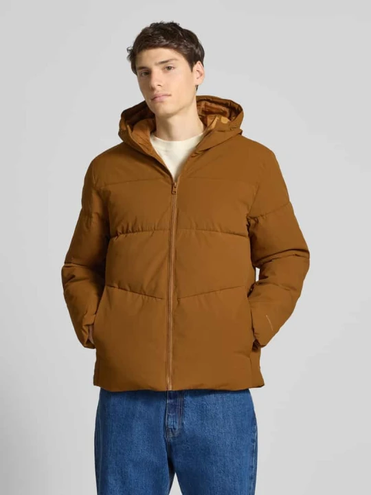 Zdjęcie produktu Kurtka puchowa z kapturem Jack&Jones Jasnobrązowy