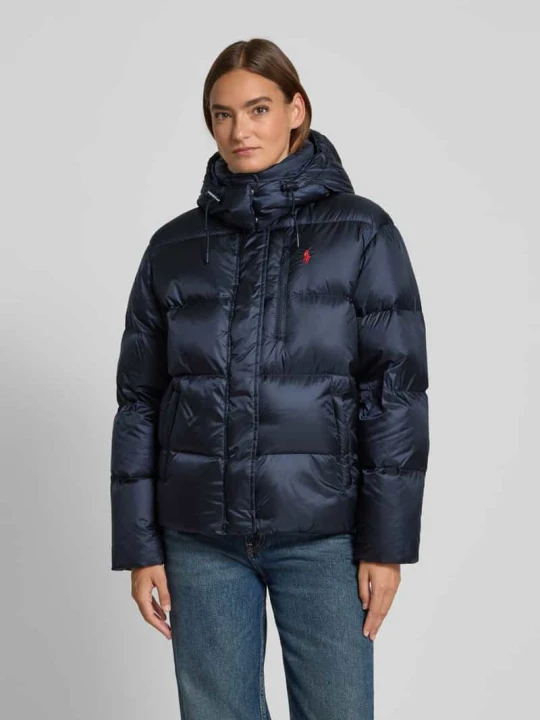 Zdjęcie produktu Kurtka puchowa z krytym zamkiem błyskawicznym i wpuszczanymi kieszeniami Polo Ralph Lauren Granatowy