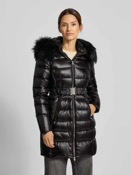 Zdjęcie produktu Kurtka puchowa z paskiem model "Amy RX" ROCK'N BLUE Czarny