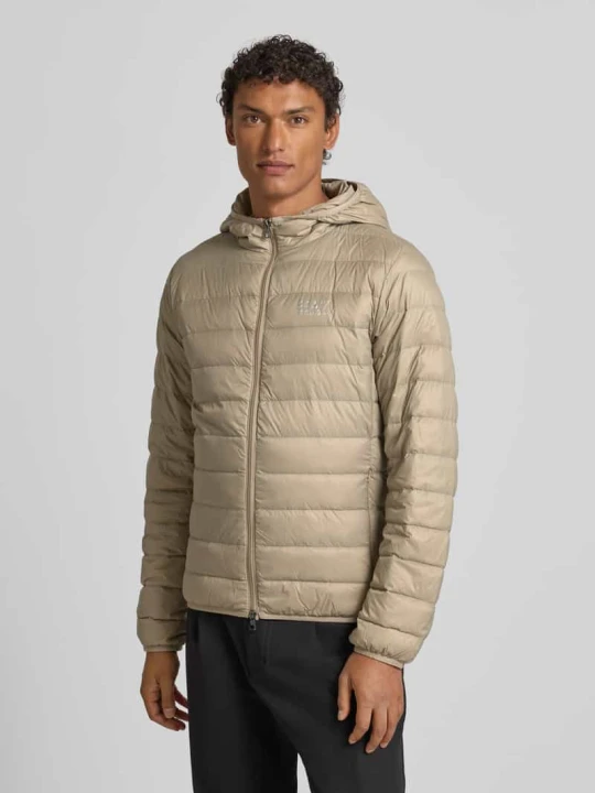 Zdjęcie produktu Kurtka puchowa z zamkiem błyskawicznym EA7 Emporio Armani Beżowy