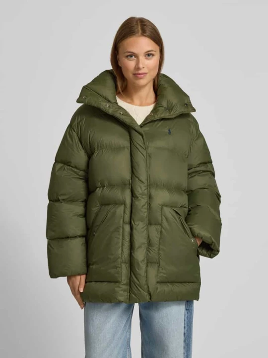 Zdjęcie produktu Kurtka puchowa ze stójką Polo Ralph Lauren Oliwkowy