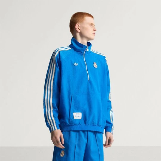 Zdjęcie produktu Kurtka Real Madryt Terrace Icons Half-Zip Adidas