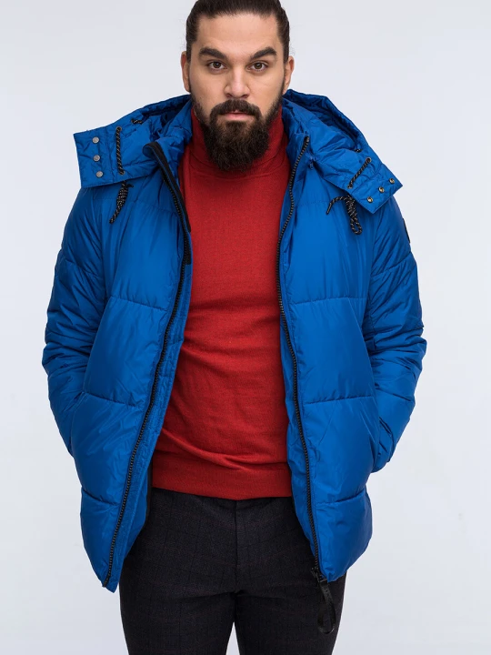 Zdjęcie produktu Kurtka ROBERTO KUNS000186 Giacomo Conti niebieski