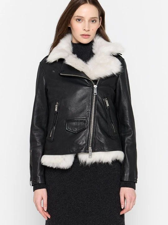 Zdjęcie produktu Kurtka skórzana AllSaints czarny