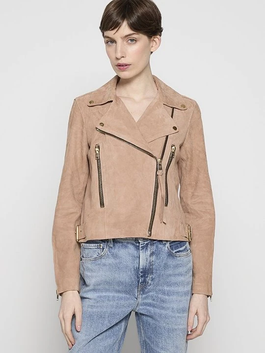 Zdjęcie produktu Kurtka skórzana AllSaints jasny brąz