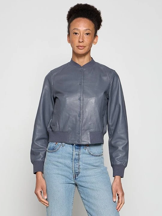 Zdjęcie produktu Kurtka skórzana AllSaints szary
