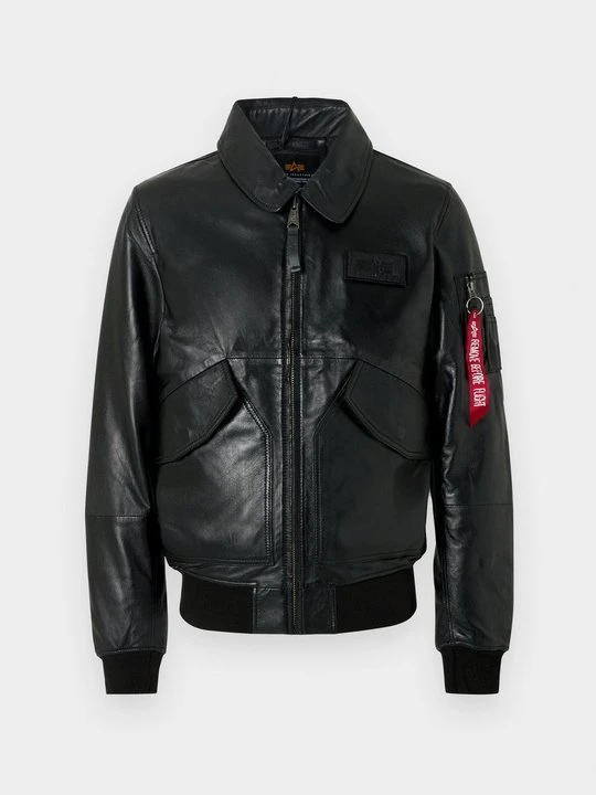 Zdjęcie produktu Kurtka skórzana Alpha Industries czarny