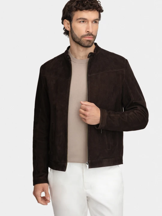 Zdjęcie produktu Kurtka skórzana BACCO 01067B80GSA Giacomo Conti brazowy