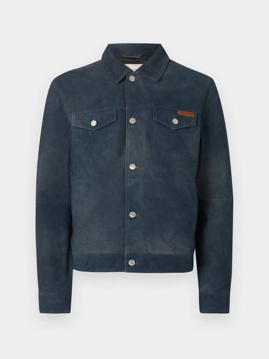 Zdjęcie produktu Kurtka skórzana Calvin Klein Jeans niebieski