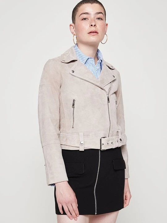 Zdjęcie produktu Kurtka skórzana Club Monaco taupe