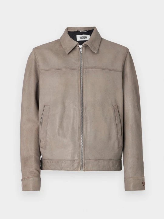 Zdjęcie produktu Kurtka skórzana Drykorn taupe