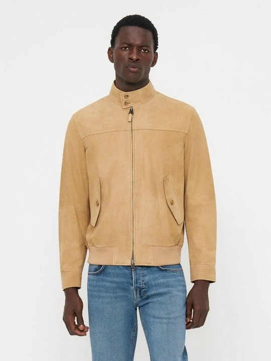 Zdjęcie produktu Kurtka skórzana Gant khaki