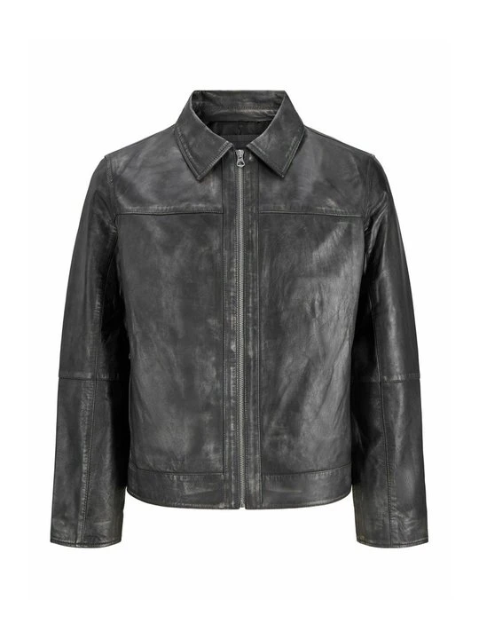 Zdjęcie produktu Kurtka skórzana Jack&Jones antracytowy