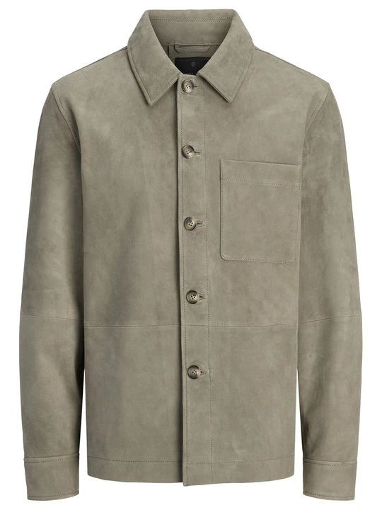 Zdjęcie produktu Kurtka skórzana Jack&Jones oliwkowy