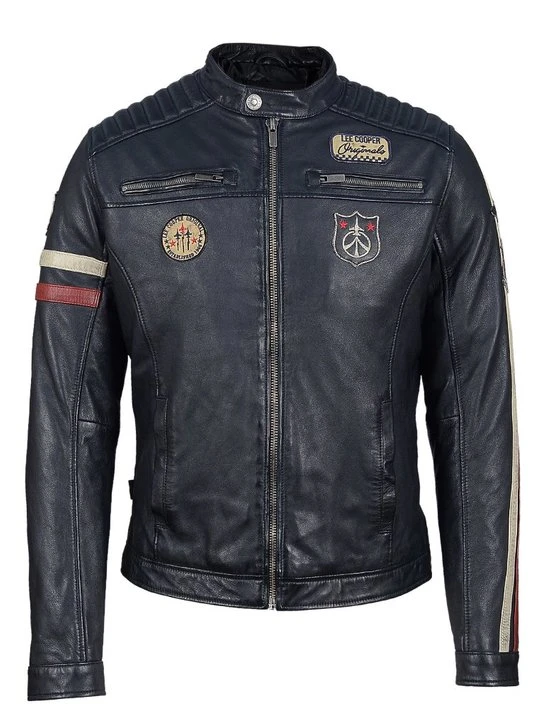 Zdjęcie produktu Kurtka skórzana Lee Cooper niebieski