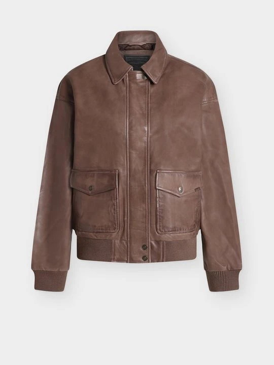 Zdjęcie produktu Kurtka skórzana Levi's brązowy