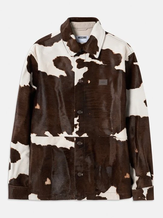 Zdjęcie produktu Kurtka skórzana MOSCHINO biały