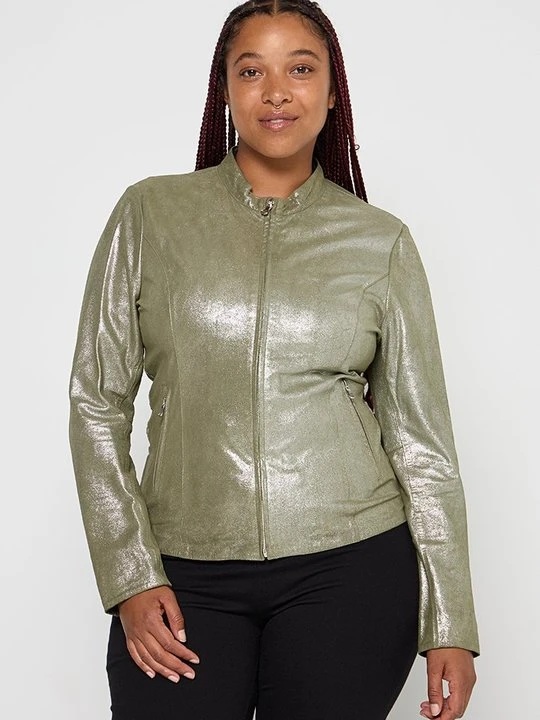 Zdjęcie produktu Kurtka skórzana Oakwood khaki