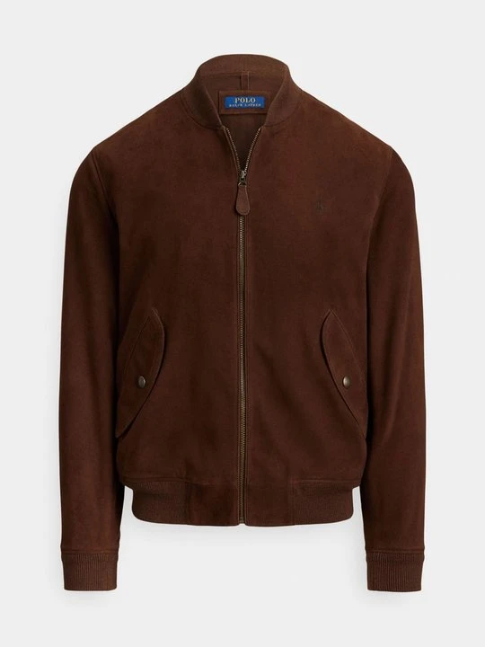 Zdjęcie produktu Kurtka skórzana Polo Ralph Lauren jasny brąz