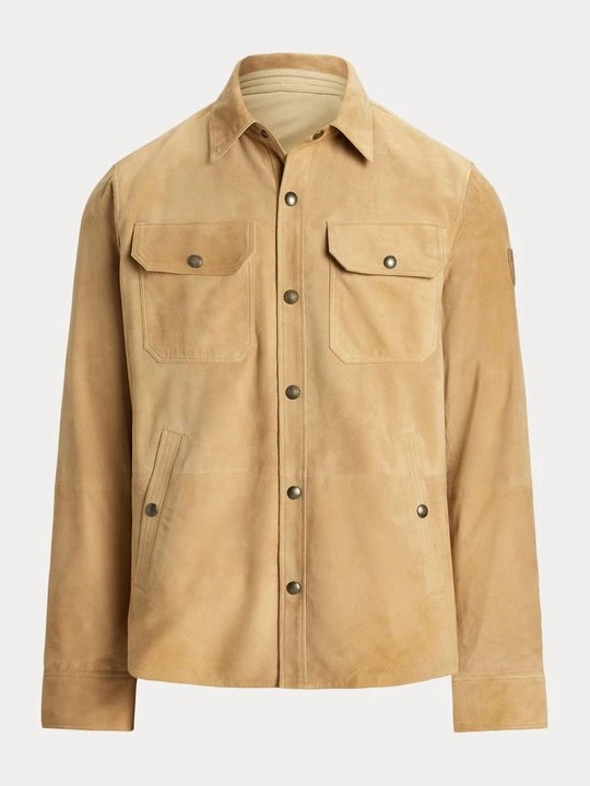 Zdjęcie produktu Kurtka skórzana Polo Ralph Lauren taupe