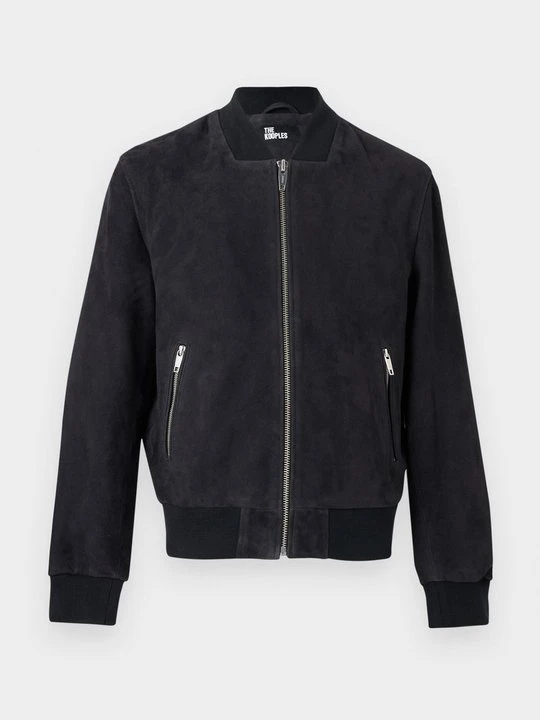Zdjęcie produktu Kurtka skórzana The Kooples granatowy