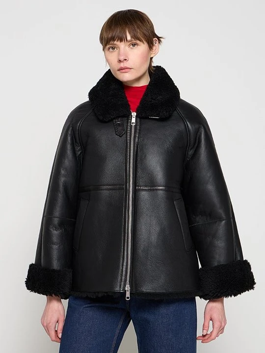 Zdjęcie produktu Kurtka skórzana Tommy Hilfiger czarny