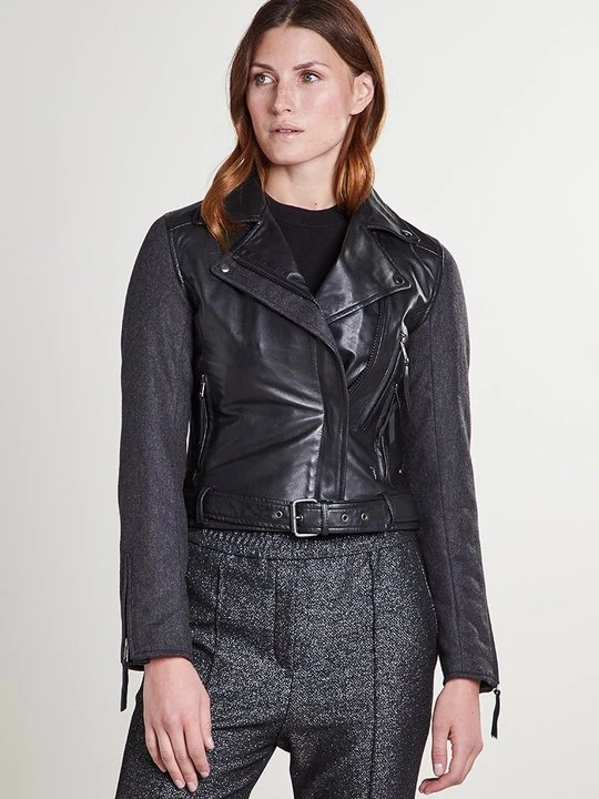 Zdjęcie produktu Kurtka skórzana Trussardi czarny