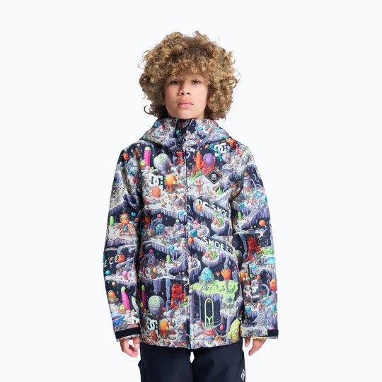Zdjęcie produktu Kurtka snowboardowa dziecięca DC Basis Print Youth outer world black