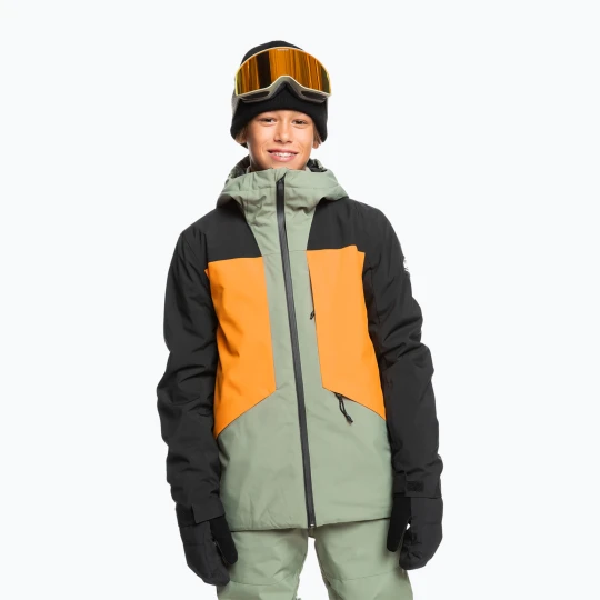 Zdjęcie produktu Kurtka snowboardowa dziecięca Quiksilver Ambition sea spray Zielony
