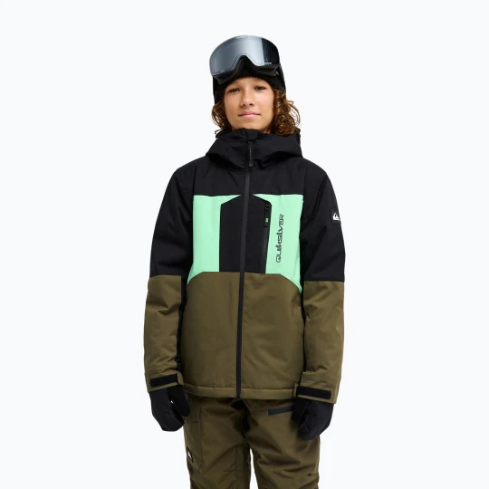 Zdjęcie produktu Kurtka snowboardowa dziecięca Quiksilver Dawson grape leaf Zielony
