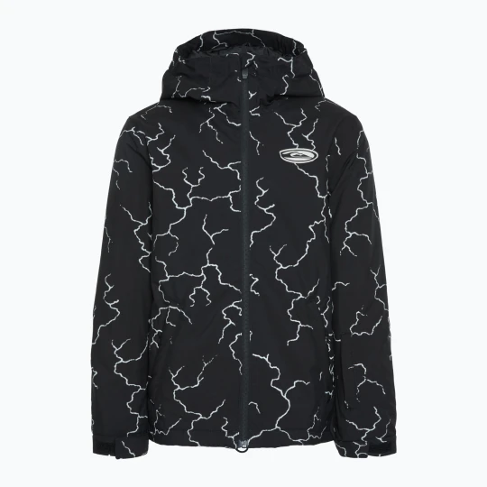 Zdjęcie produktu Kurtka snowboardowa dziecięca Quiksilver High In The Hood Printed high energy black reflective