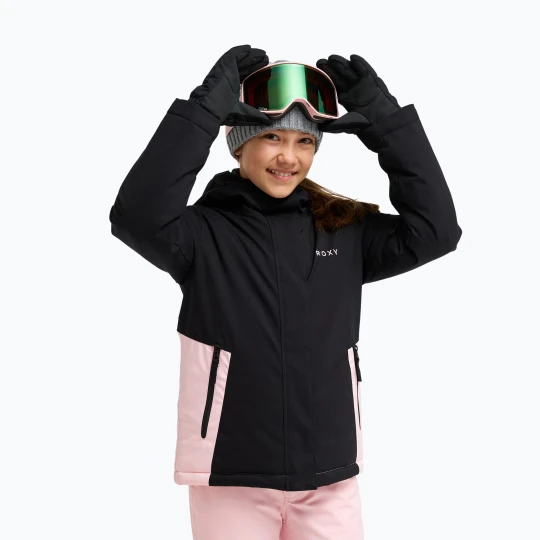 Zdjęcie produktu Kurtka snowboardowa dziecięca ROXY Snowflare true black