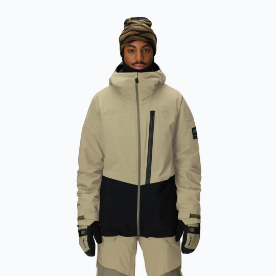 Zdjęcie produktu Kurtka snowboardowa męska 686 Gore-Tex GT Thermagraph sage colorblock Beżowy