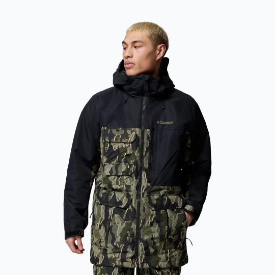 Zdjęcie produktu Kurtka snowboardowa męska Columbia Coreshot Print greenscape treebark print/black
