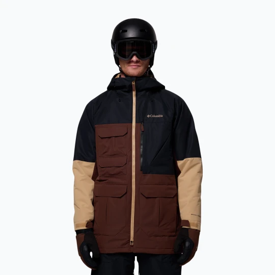 Zdjęcie produktu Kurtka snowboardowa męska Columbia Coreshot tobacco/black/canoe Brązowy