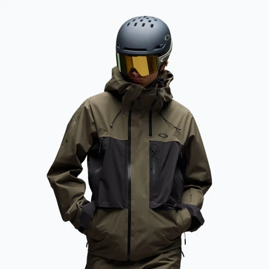 Zdjęcie produktu Kurtka snowboardowa męska Oakley Baldface Gore-Tex deep olive / pitch black Zielony