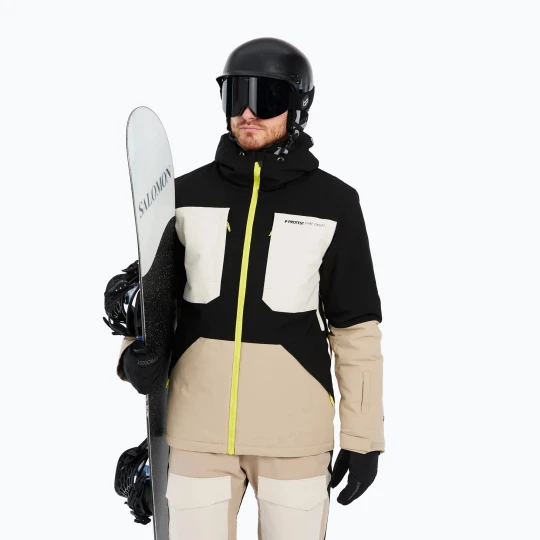 Zdjęcie produktu Kurtka snowboardowa męska Protest Prtenstone bamboobeige Czarny