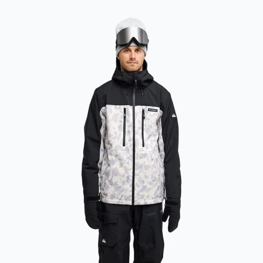 Zdjęcie produktu Kurtka snowboardowa męska Quiksilver Sycamore 20K ice camo bone white