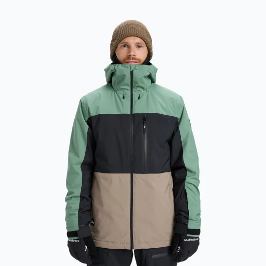 Zdjęcie produktu Kurtka snowboardowa męska Quiksilver Sycamore Block 20K dark ivy Zielony
