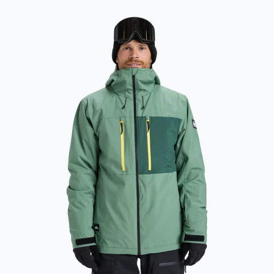 Zdjęcie produktu Kurtka snowboardowa męska Quiksilver Sycamore Solid 20K dark ivy Zielony