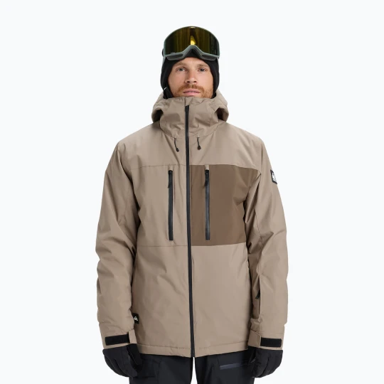 Zdjęcie produktu Kurtka snowboardowa męska Quiksilver Sycamore Solid 20K fallen rock Brązowy