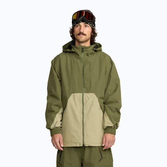 Zdjęcie produktu Kurtka snowboardowe męskie Volcom Longo GTX dark olive Zielony