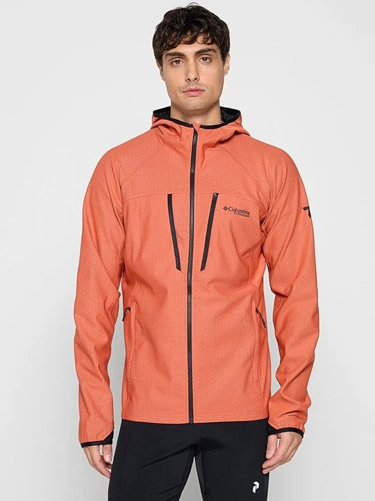 Zdjęcie produktu Kurtka Softshell Columbia pomarańczowy