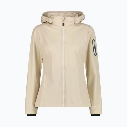 Zdjęcie produktu Kurtka softshell damska CMP 39A5016 Zip Hood cream Beżowy